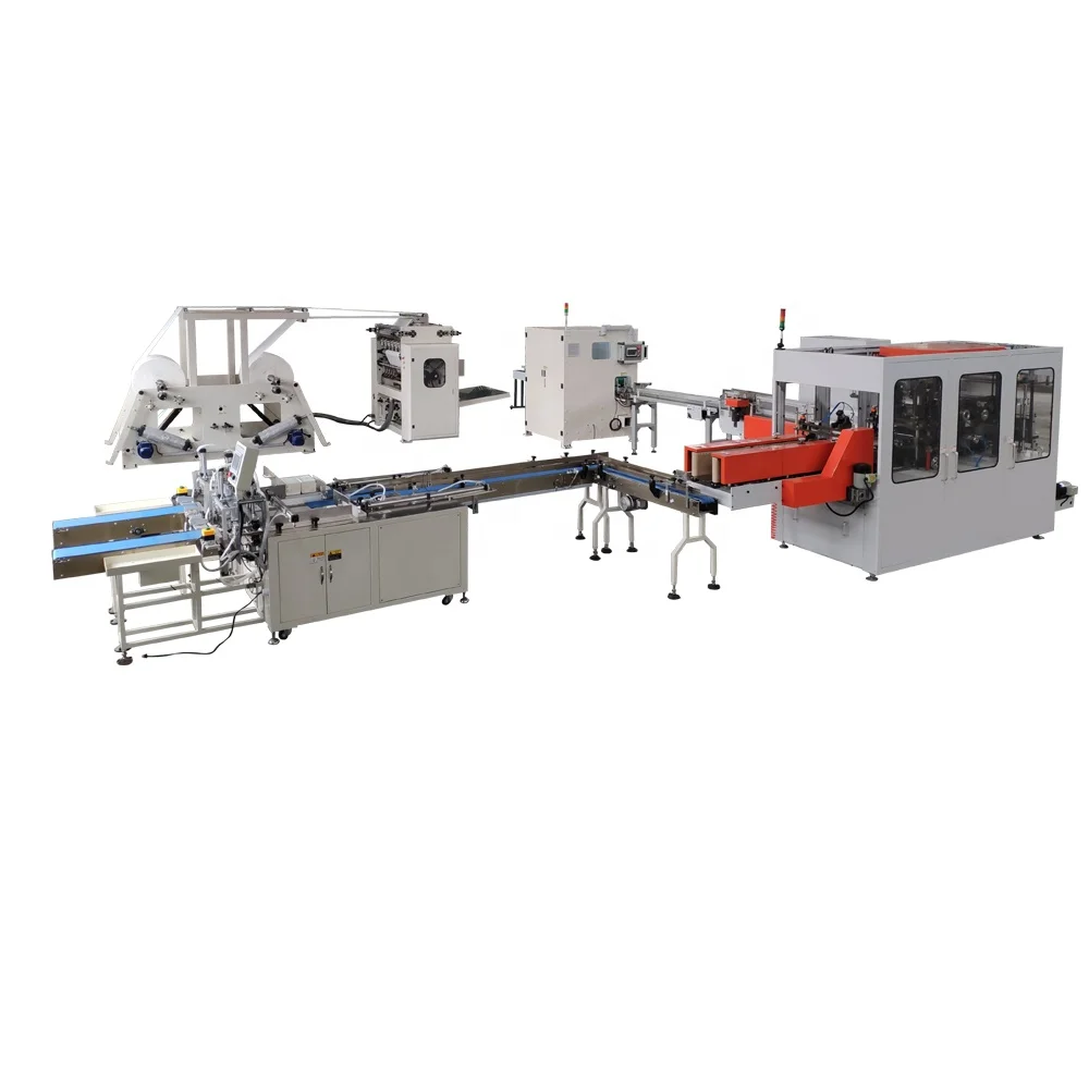 Easy operation facial tissue paper production line machine price