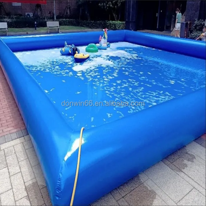 Outdoor Metal Frame Pool Durable Family Rectangular Swimming Pool Above Ground Pools For Adults And Kids