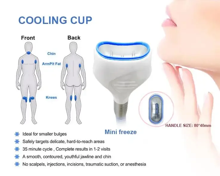 Cold Therapy lose weight cryo slimming machine home use cryolipolysis machine for double chin fat reduce