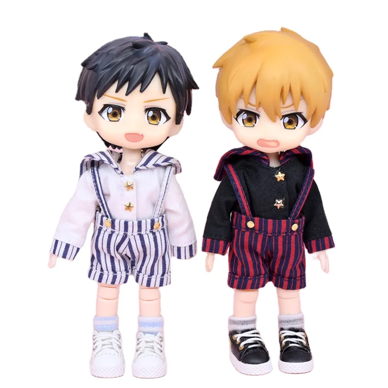 Custom 1/12 Ob11 Doll Clothes Accessory Fashionable Retro Style Uniform Suit Bjd Blythe High Quality Doll Clothes Manufacturer