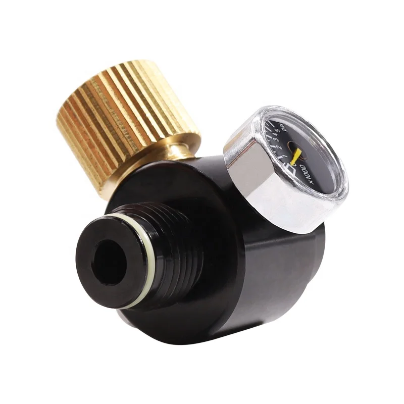 PCP Airsoft Regulator to Air Co2 Paintball Tank G1/2-14 for Pressure Control Adjustable 0-2000psi