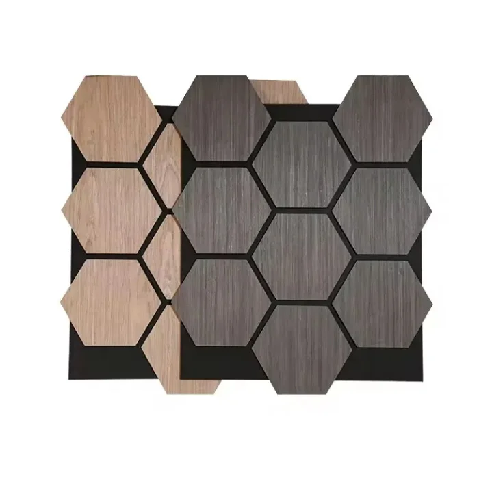 Recording studio sound absorbing panels Wooden Acoustic Panels 3d Geometry Design Soundproof wall boards