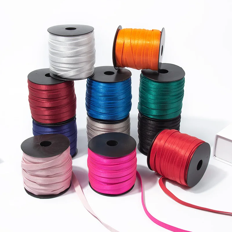 China wholesale Color spot light shoulder strap 0.6-1.5cm elastic strap bra shoulder in stock elastic