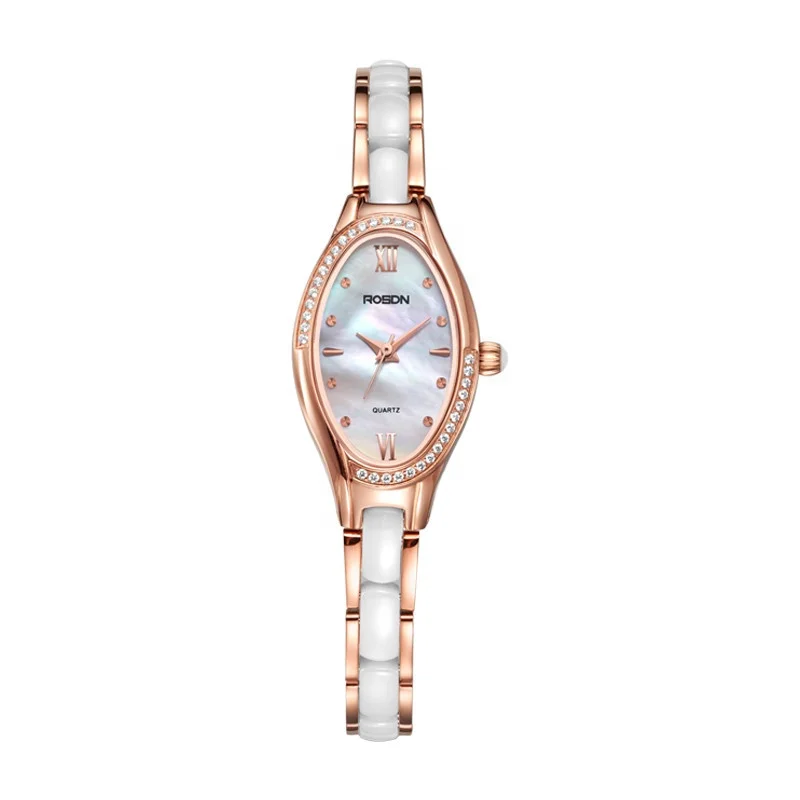 
Ladies Quartz Japan Movt Luxury Watch Japan Quartz Watch Diamonds Pearls Focus Quartz Watch 