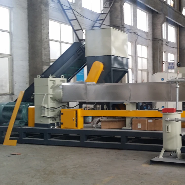 China Factory in zhangjiagang REDSTAR Sale Plastic Recycling Machine Double Screw Two Stage Plastic Pellets Making Granules