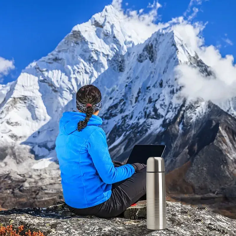 Wholesale Big Capacity Stainless Steel Insulated Vacuum Bullet Flasks Thermos Water Bottle For Travel/Outdoor