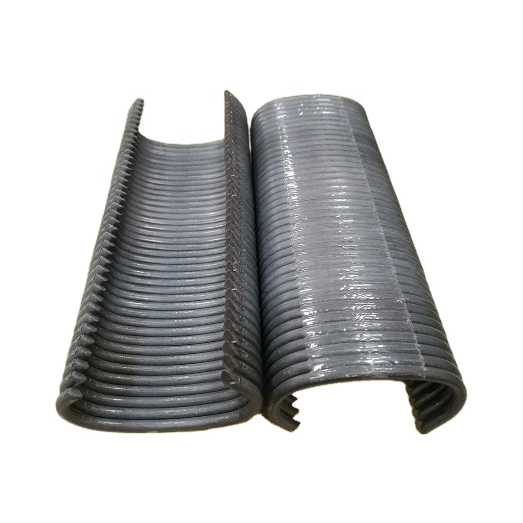 High Tensile Strength C45 11 Gauge Galvanized Steel C-Rings Hog Rings Staples Wire Mesh Fencing Staples