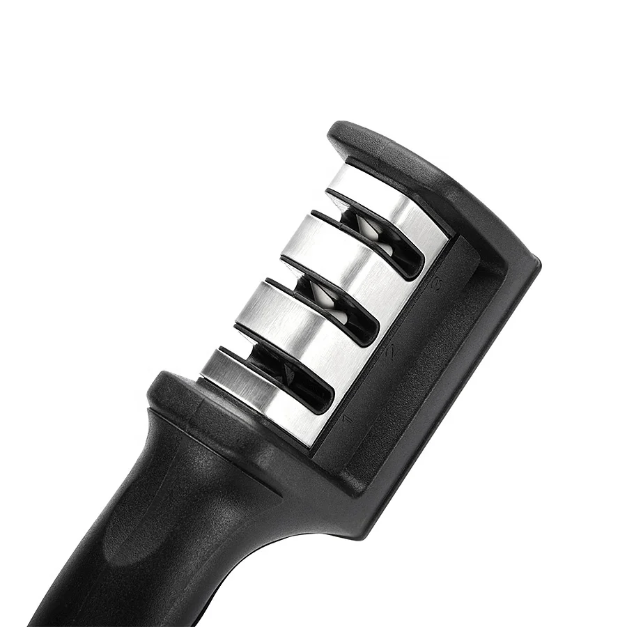 3 Stage Knife Sharpening Tool Helps Repair, Restore and Polish Blades Kitchen Knife Sharpener