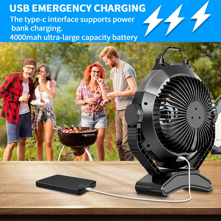 2024 New Model Portable USB Air Cooler Fan Mini USB Cooling Water Tower for Household Outdoor Camping AC Powered