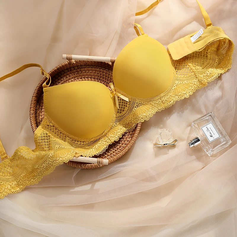 Пользовательский бюстгальтер Reggiseno желтый Bh Biustonosz Playtex большого размера бюстгальтер-Sutia женский 30- 38 размер