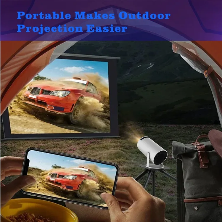 Фабричный HY300 PRO Android 11 720p 4K 160ANSI проектор для домашнего кинотеатра WIFI6 BT5.0 умный видео портативный мини-проектор с двойным Wi-Fi