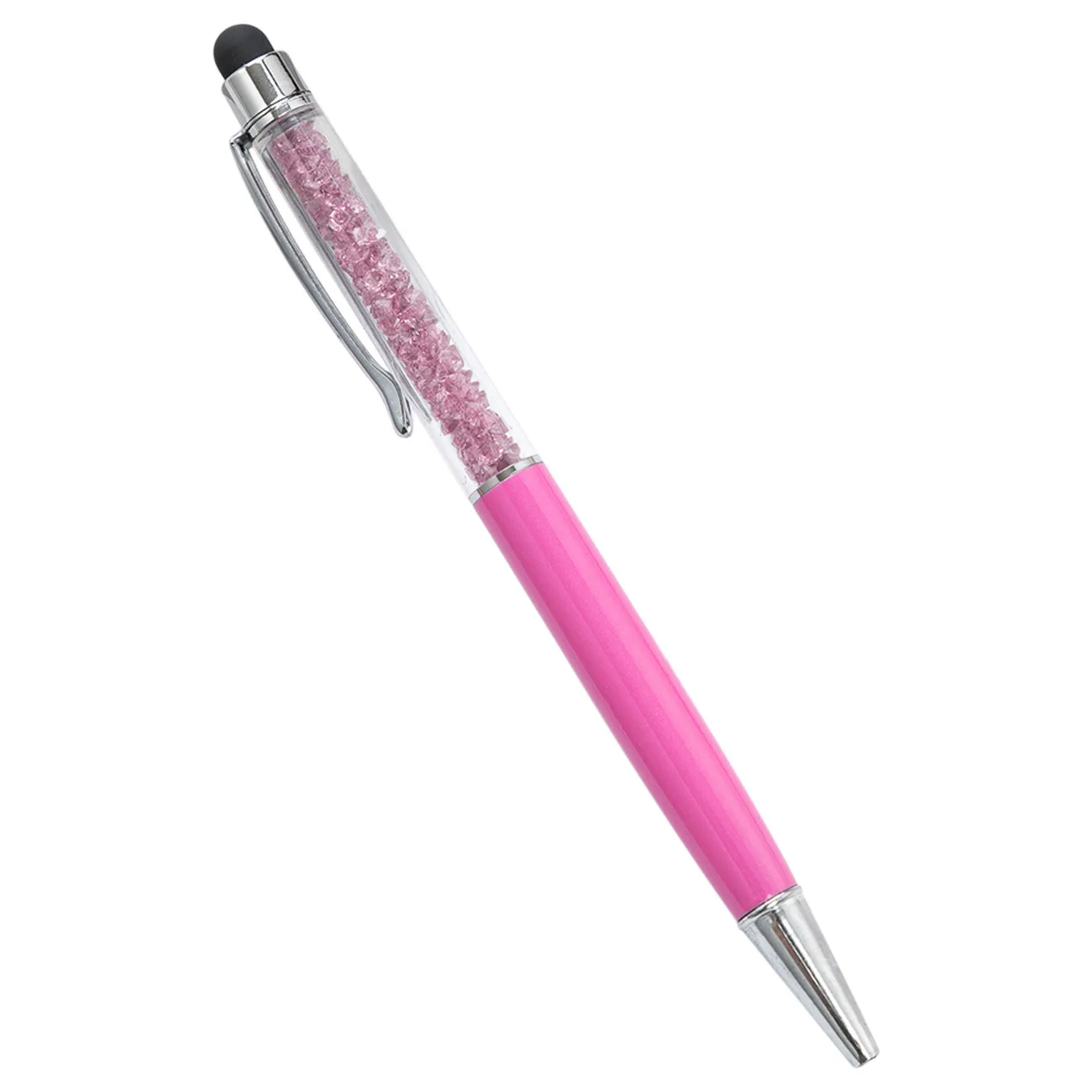 2024 Hot Sale Promotion Gift Crystal Ball Pen Custom Logo 2 in 1 Crystal Diamond Stylus Pen