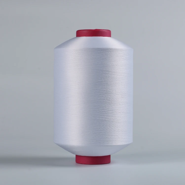 Factory DTY 75D to 100D 36F  Smei Dull Optical White Weft Polyester Yarn 150/48 dty polyester yarn
