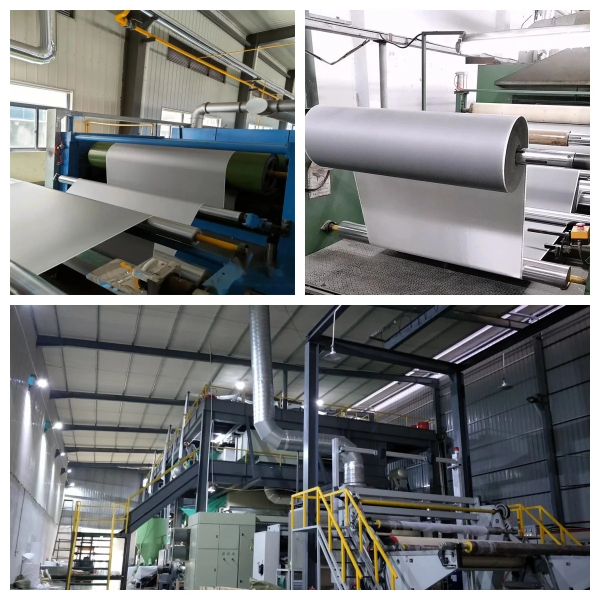 Manufacturer High Temperature Gray Silicone Coated Industrial Fiberglass Fabric Reinforced Glass Fiber