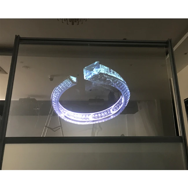 3D Front PDLC Projection Film High Quality Self-adhesive Rear Projection Film Hologram holographic Film for Window Display