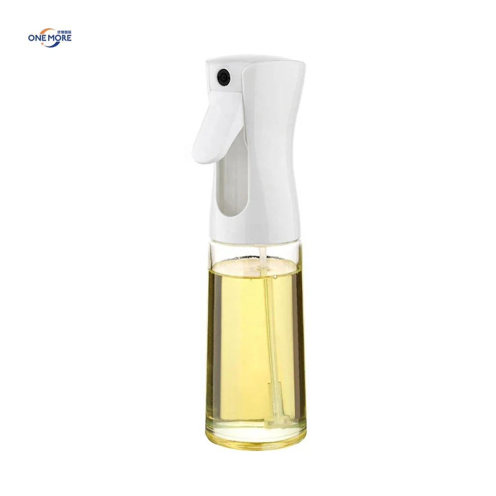 High Quality Glass Cooking Mini Oil Sprayer & Dispenser 200ml Misty Trigger Olive Oil Spray Bottle for Kitchen Cooking BBQ