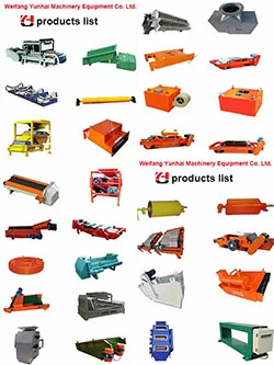  Китай высокоинтенсивный 12000 GS Оловянная руда влажный постоянный магнитный сепаратор