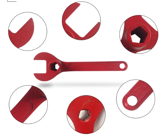 Heavy duty fire hydrant wrench outdoor fire hydrant wrench ground and underground fire hydrant board hand thickened cast steel w