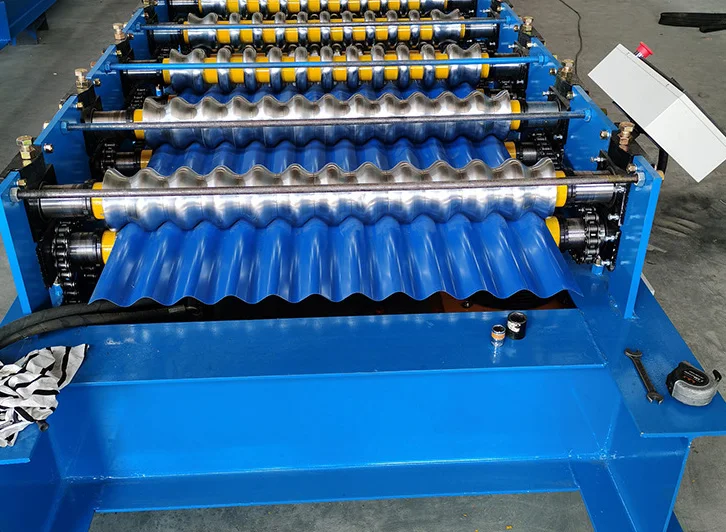 Corrugated tile metal roof making machine profile forming machine
