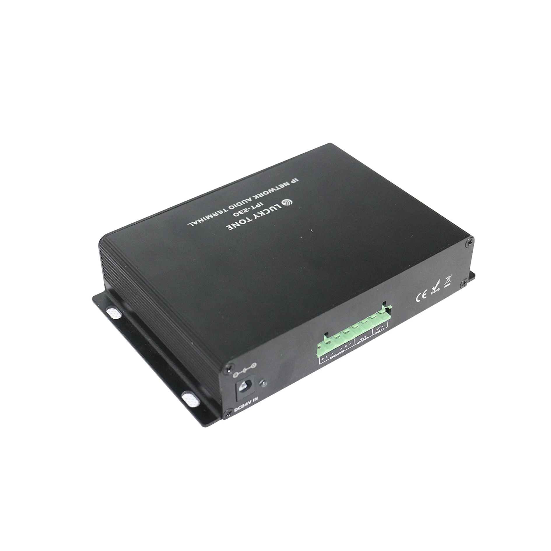 IP-сеть PA система 2*30 Вт 8 Ом усилитель настенный аудио терминал с портом RJ45
