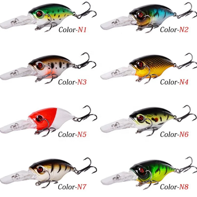 Amazon 78mm 11.6g Wholesale Factory Make Fishing Plastic Fish Bait Japanese Style Hard Crankbait Lures