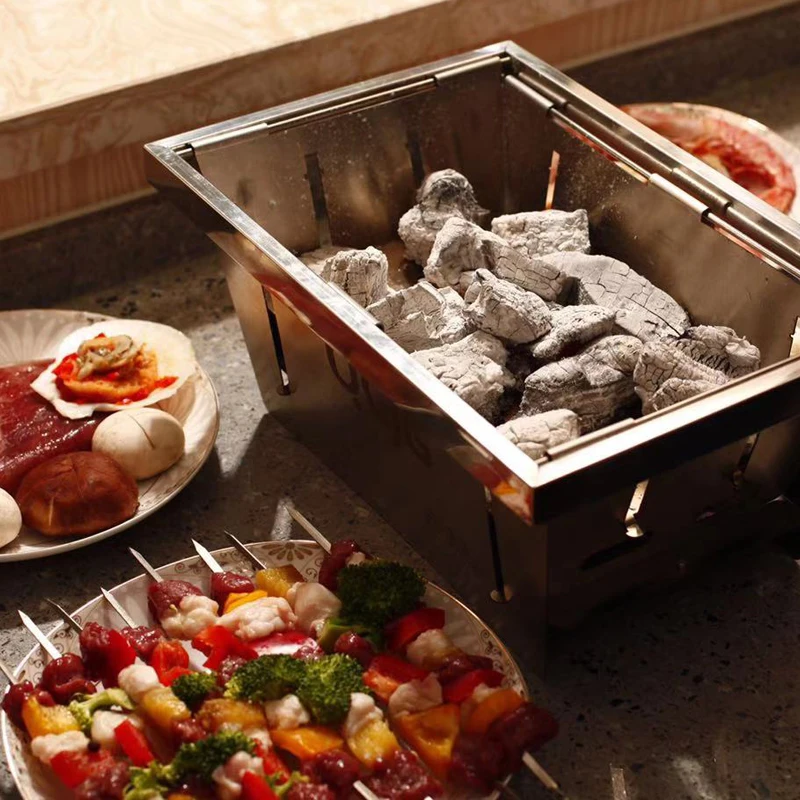 China Factory Price High Quality Outdoor Folding Charcoal Grill Foldable Portable Barbecue