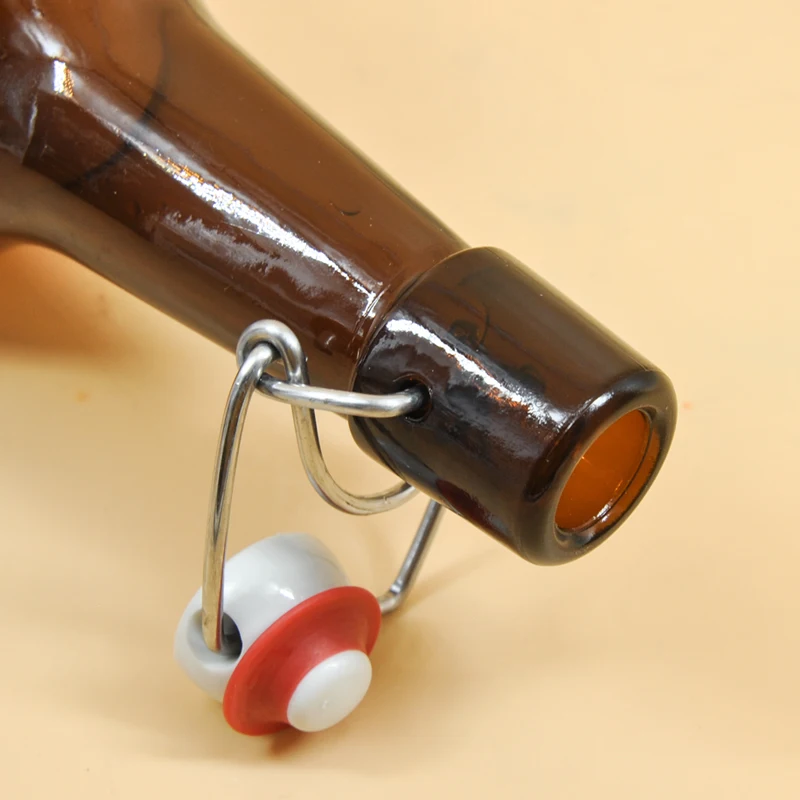 CD-259  Credible 26oz China Wholesale Manufacturing Amber and Clear Empty Glass Beer Bottle