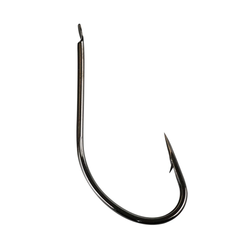 Wholesale 1Pcs Spade-end Hooks Maruseigo Hooks No Ring Fishhook Bulk Black Fishing Hooks