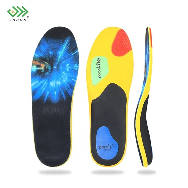JOGHN Feet Massager Orthopedic Insoles For Flat Feet Arch Support Shoe Inserts High Arch Support Insoles For Men
