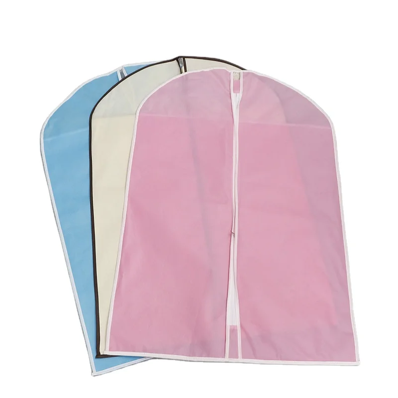 Bio degradable cheap pink dance garment packing bag for dresses