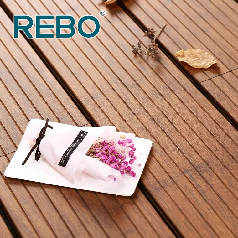 Bamboo patio decking tiles outdoor bamboo composite decking patio flooring outdoor