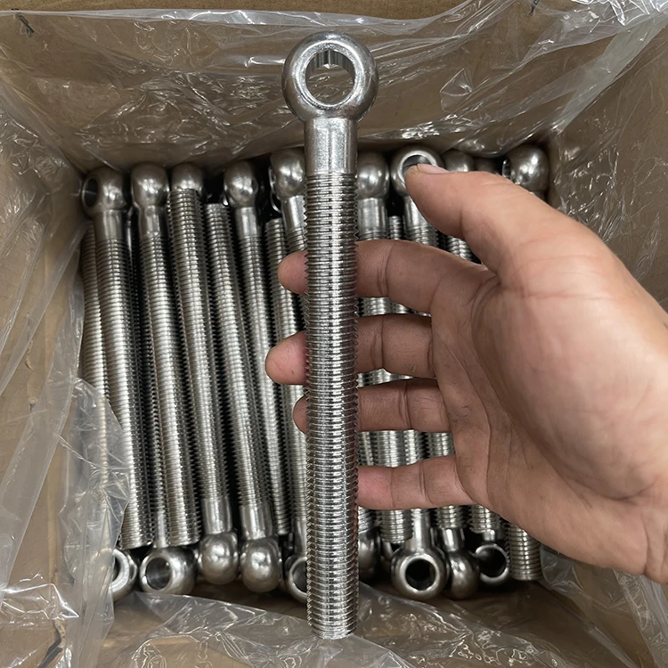 China wholesale 304 316 Stainless Steel Eye Bolt Screw Lifting Eye Bolts