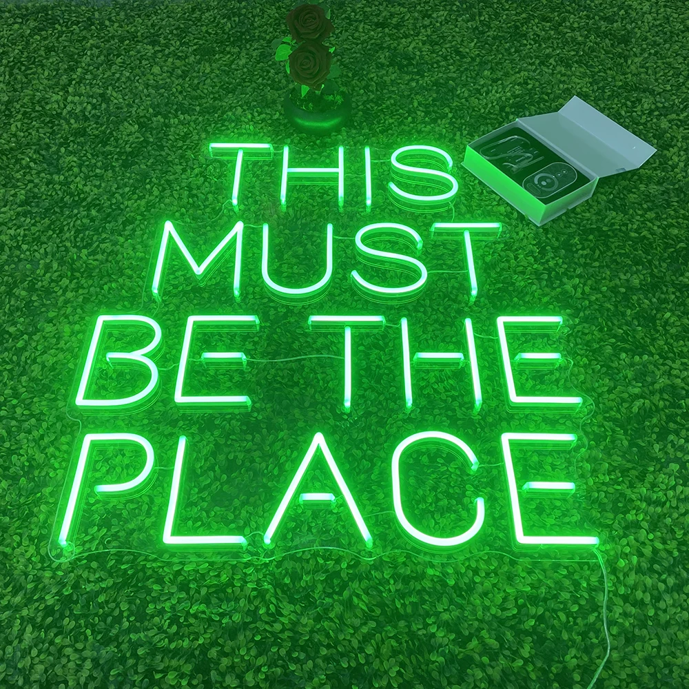 
Drop Shipping Free Worldwide Dropshipping This Must Be The Place Neon Sign Neon Light Custom Neon Sign For Bar Home Bedroom 