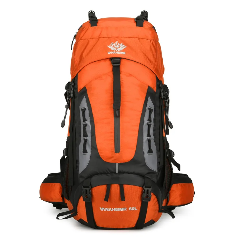 2023 new mountaineering outside backpack hiking bag large capacity 60 liters multi-functional backpack hiking bag