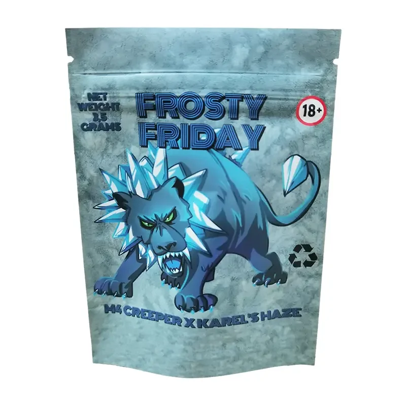 Custom Brand Printing Food Packaging Smellproof Doypack Resealable aluminum mylar bag custom seize Ziplock Bag 3.5g 7g 14g 1LB