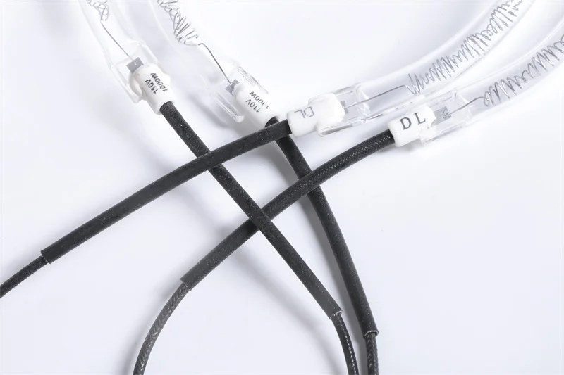 OEM ODM halogen quartz infrared carbon fiber  quartz heating heater microwave infrared quartz heating tube heating lamp