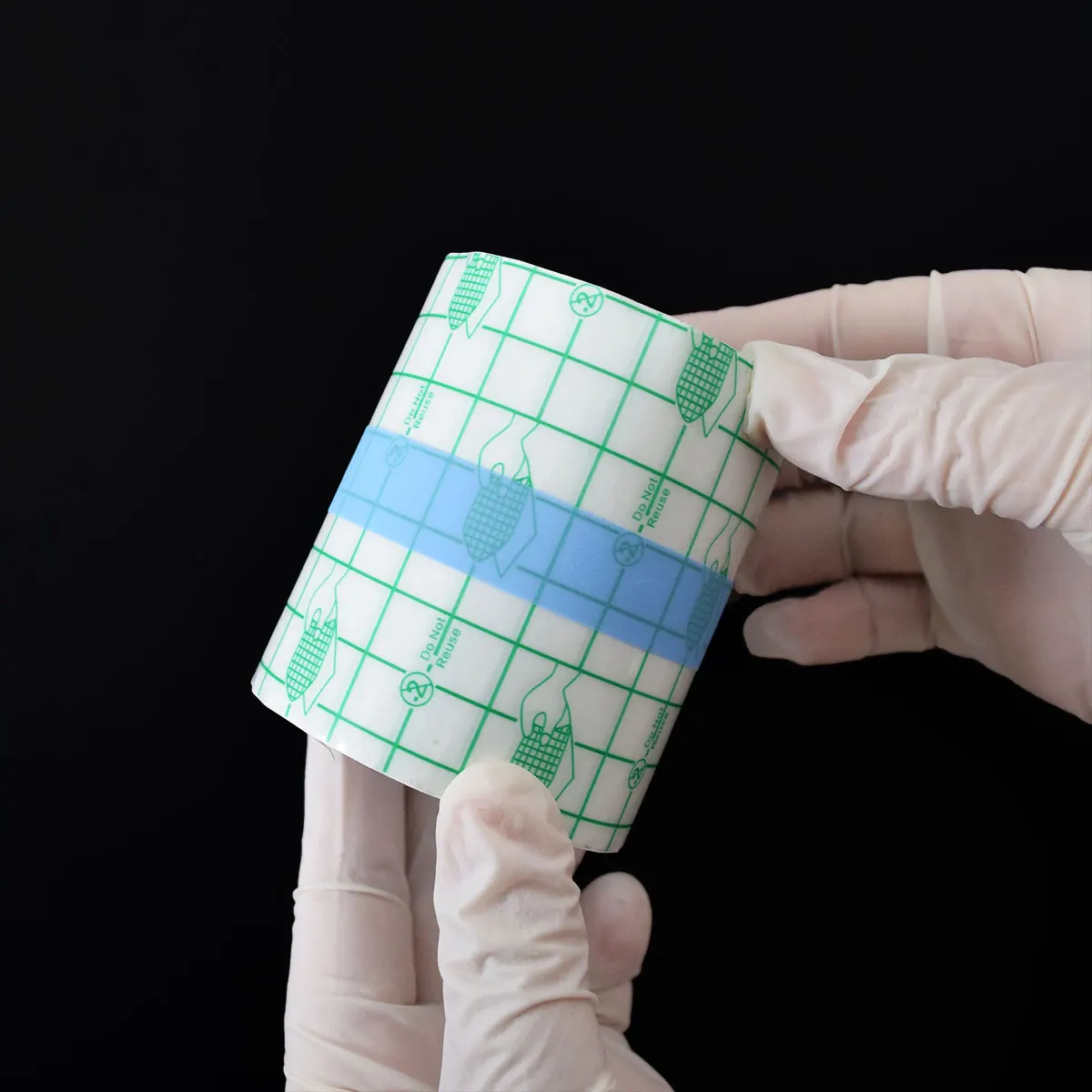 10cm*10m Waterproof Transparent Customs Size Wound Care Medical Coating Adhesive HypoAllergenic PU Film Roll