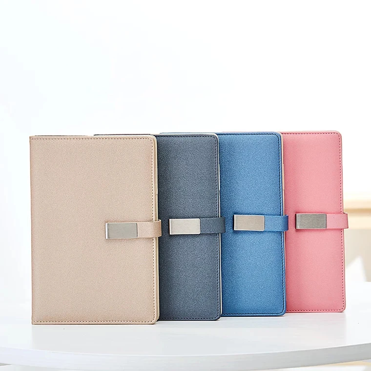 
2020 New Design Gold Foil Notebook and Pen Gift Set Custom Office Stationery with Box 