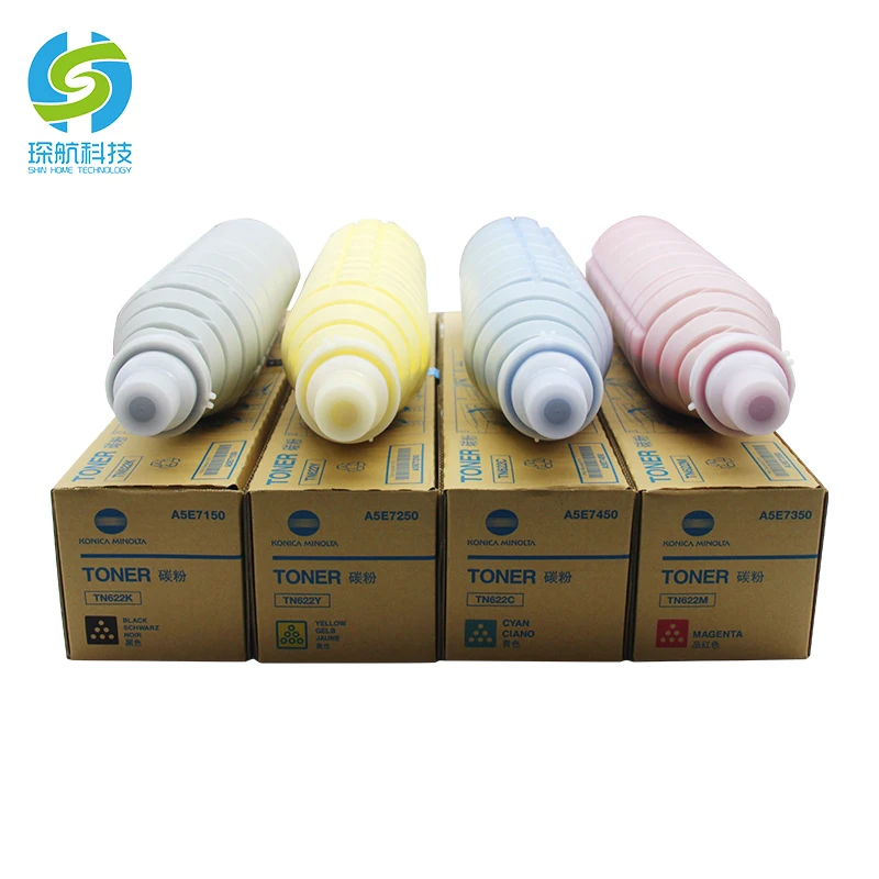 Цветной тонер-порошок для принтера оригинальный тонер-картридж TN622 копировального аппарата Konica Minolta C1085 C1100