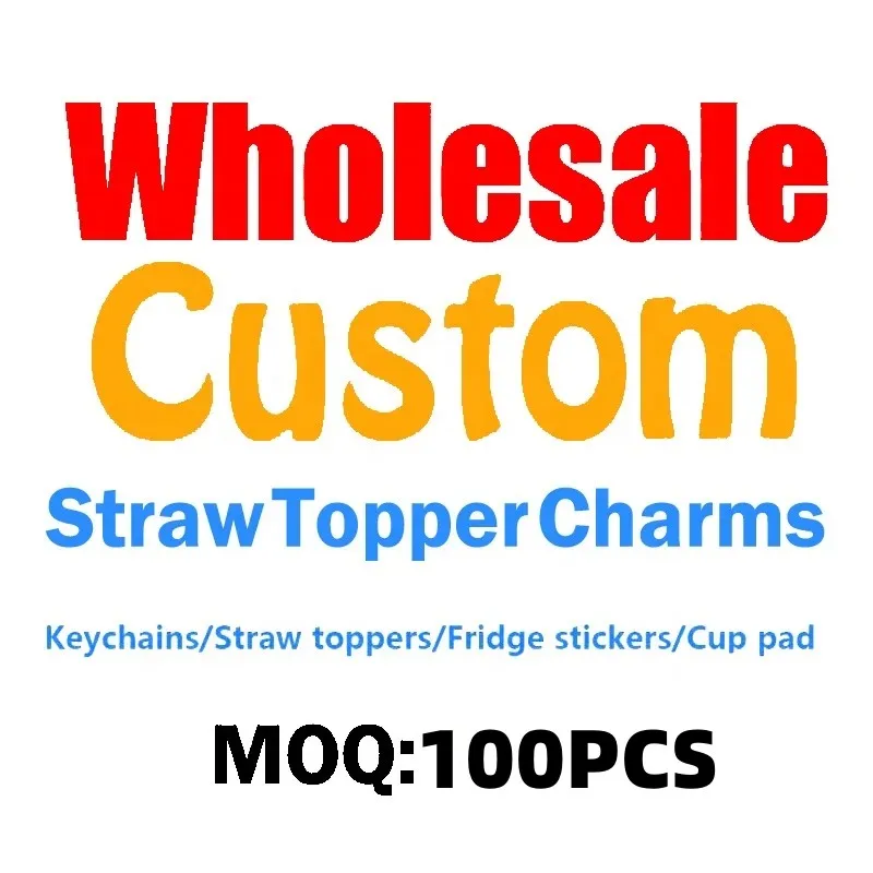 10mm 8mm custom silicone Straw Toppers OEM Manufacturer Factory Logo 2D 3D Straw Cover Custom Soft Straw Toppers
