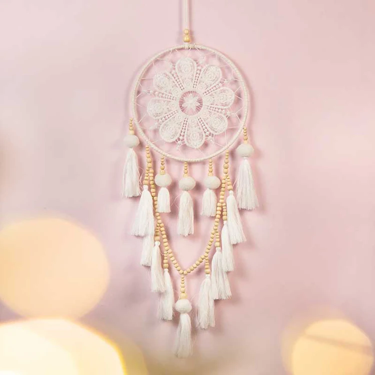 High Quality Good Price Intricate White Boho Dream Catcher For The Gift Of Choice