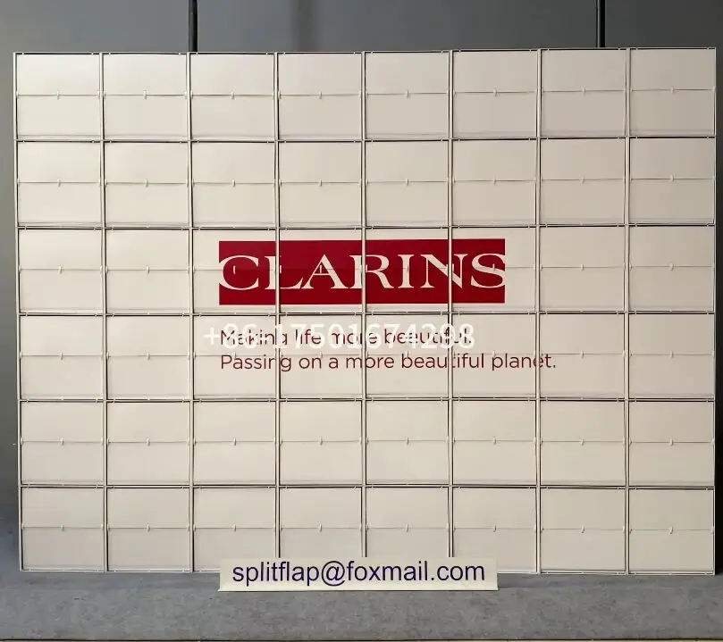 Product launch display exhibition variable poster wall picture Mechanical poster turning wall picture flap