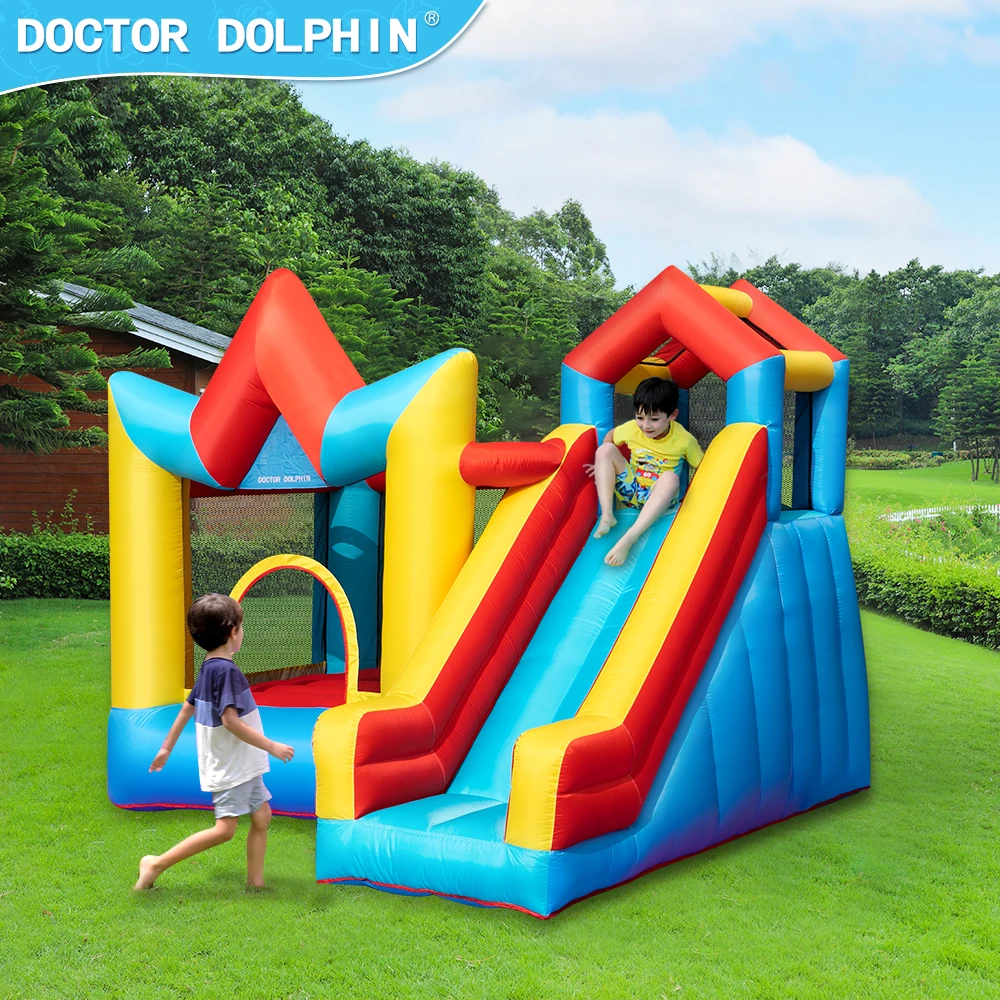 New popular product backyard children play basketball jumping castle inflatable bouncy house for sale