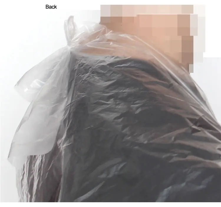 New Arrival Professional Pe Disposable Hair Cape