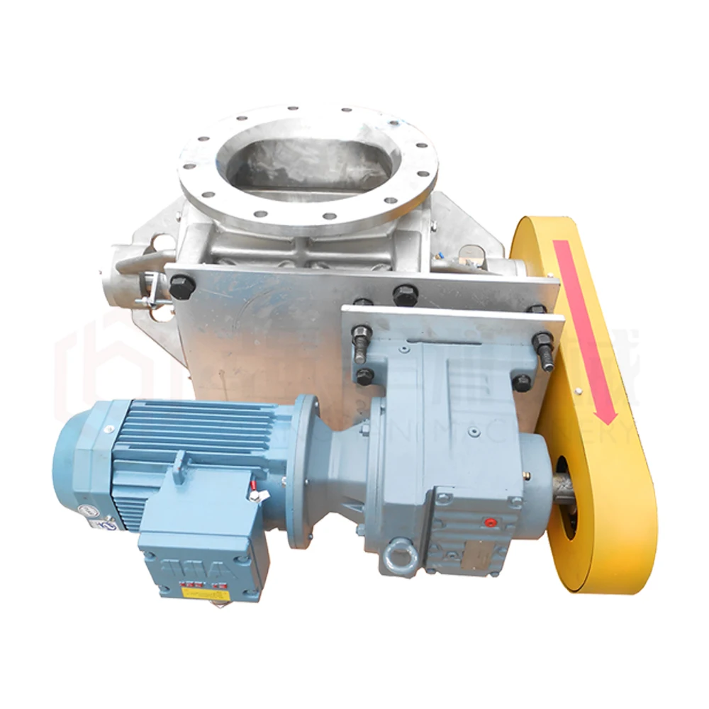 Powder and granule rotary feeding valve
