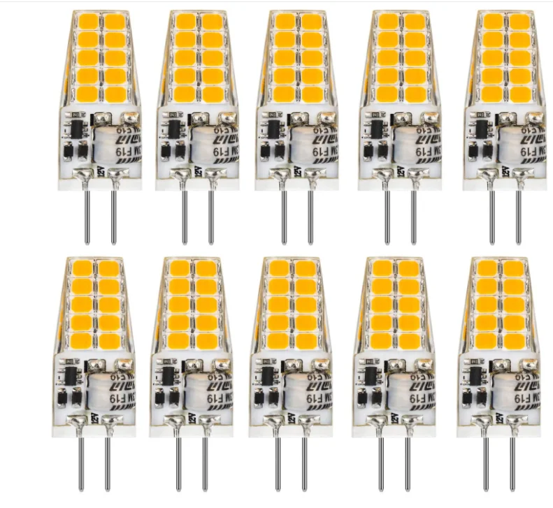 Hot Sale AC12-24V  Dimmable 2.5W G4 LED Bulbs  Energy Saving Halogen Lamp Replace G4 Bi Pin Led Corn Light Bulb