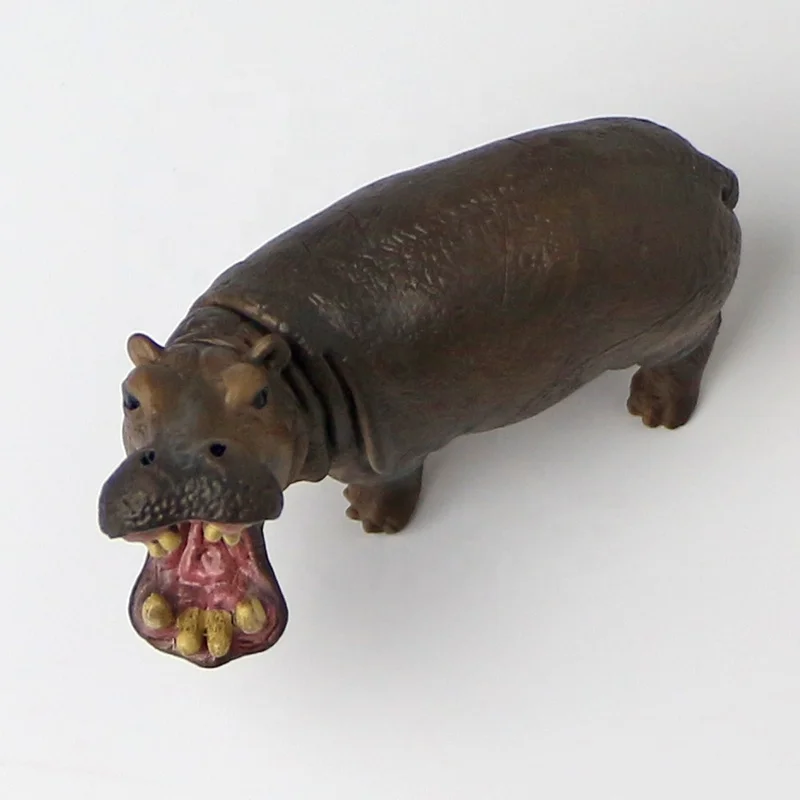 plastic pvc little hungry hippo animal toys 2020