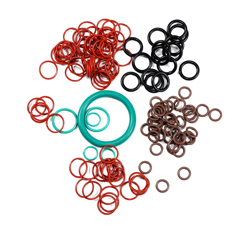 Custom size seamless green brown FPM/FKM O-ring seal