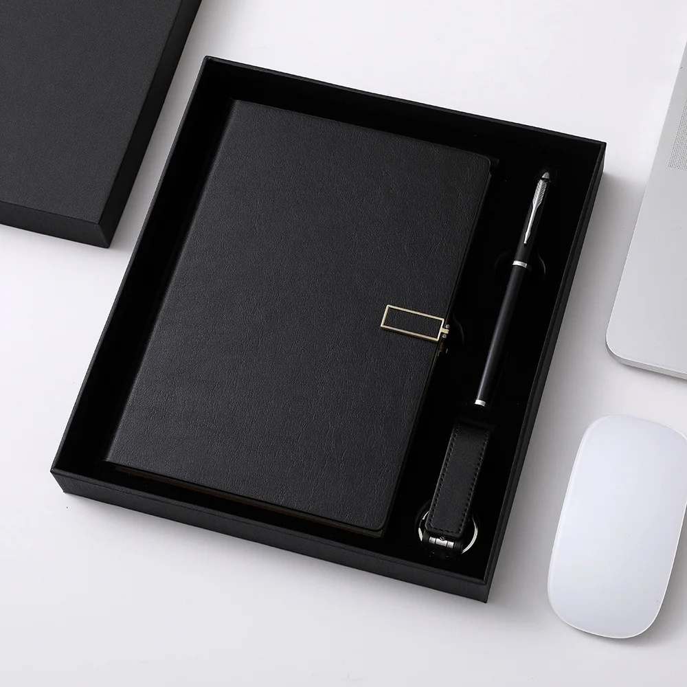2024 Diary Set A5 Notebook With Pen USB Customized Logo Business Gift Set For Women And Men