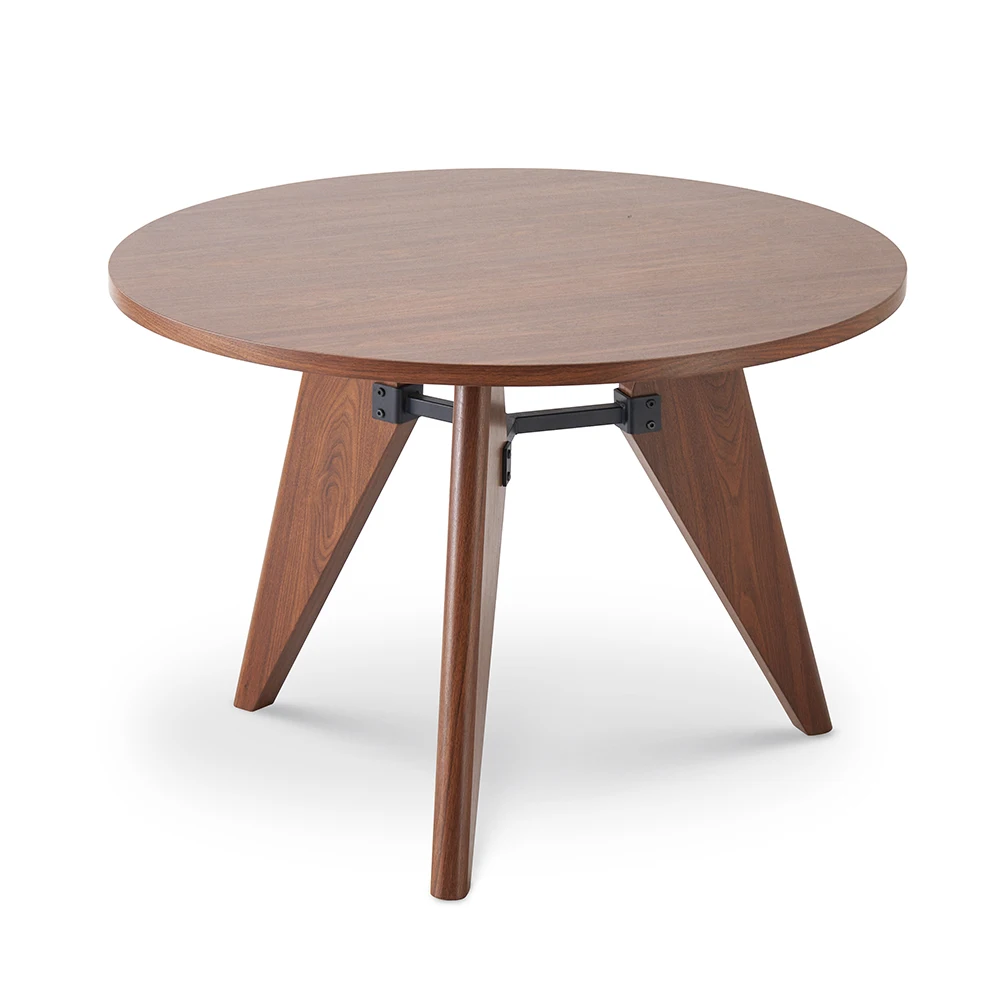 New wooden coffee dining table set round dining table for sale